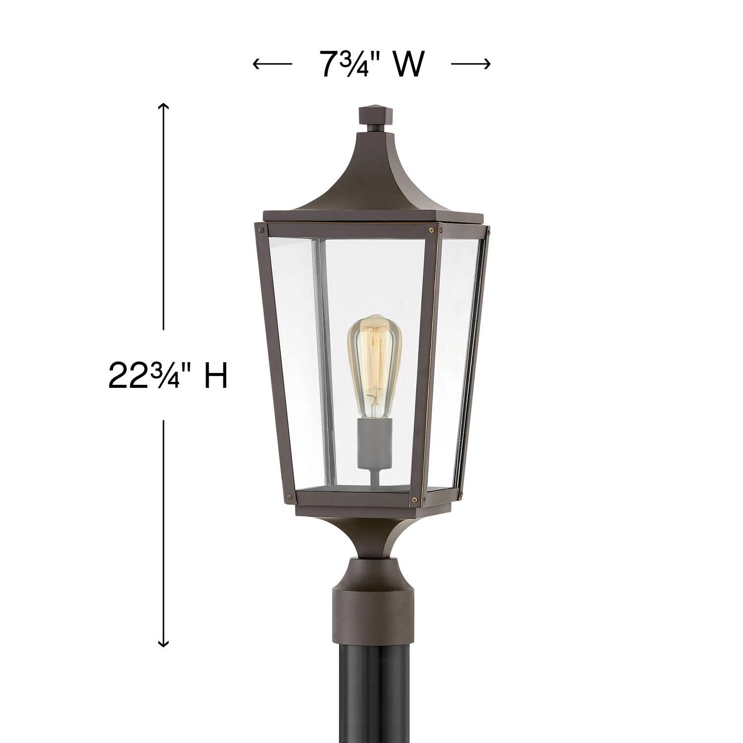 Hinkley Lighting Jaymes 22 Inch Tall Outdoor Post Lamp