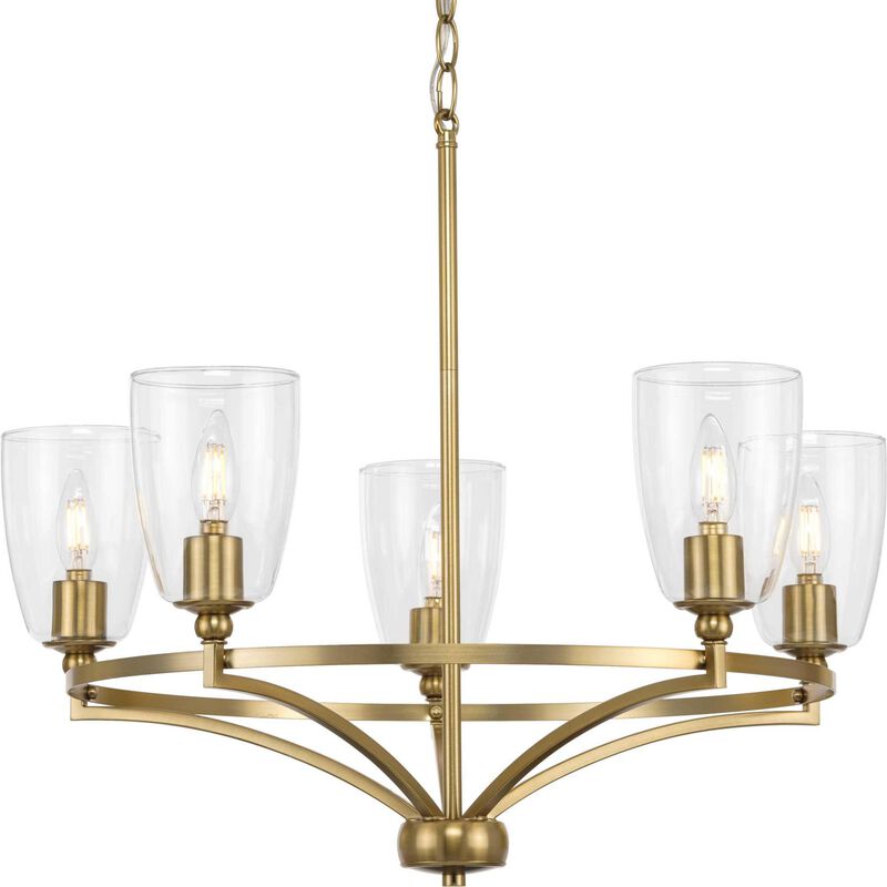 Parkhurst 25 Inch 5 Light Chandelier by Progress Lighting