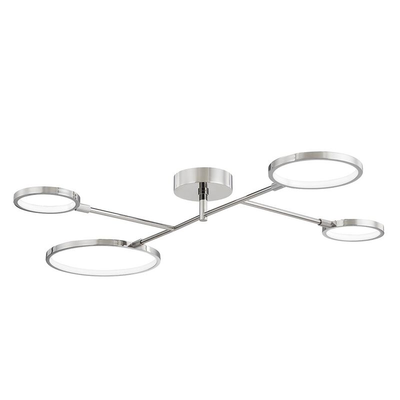 Saturn 43 Inch Semi Flush Mount by Hudson Valley Lighting