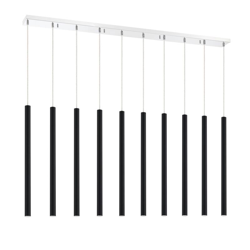 Forest 56 Inch 10 Light LED Linear Suspension Light by Z-Lite