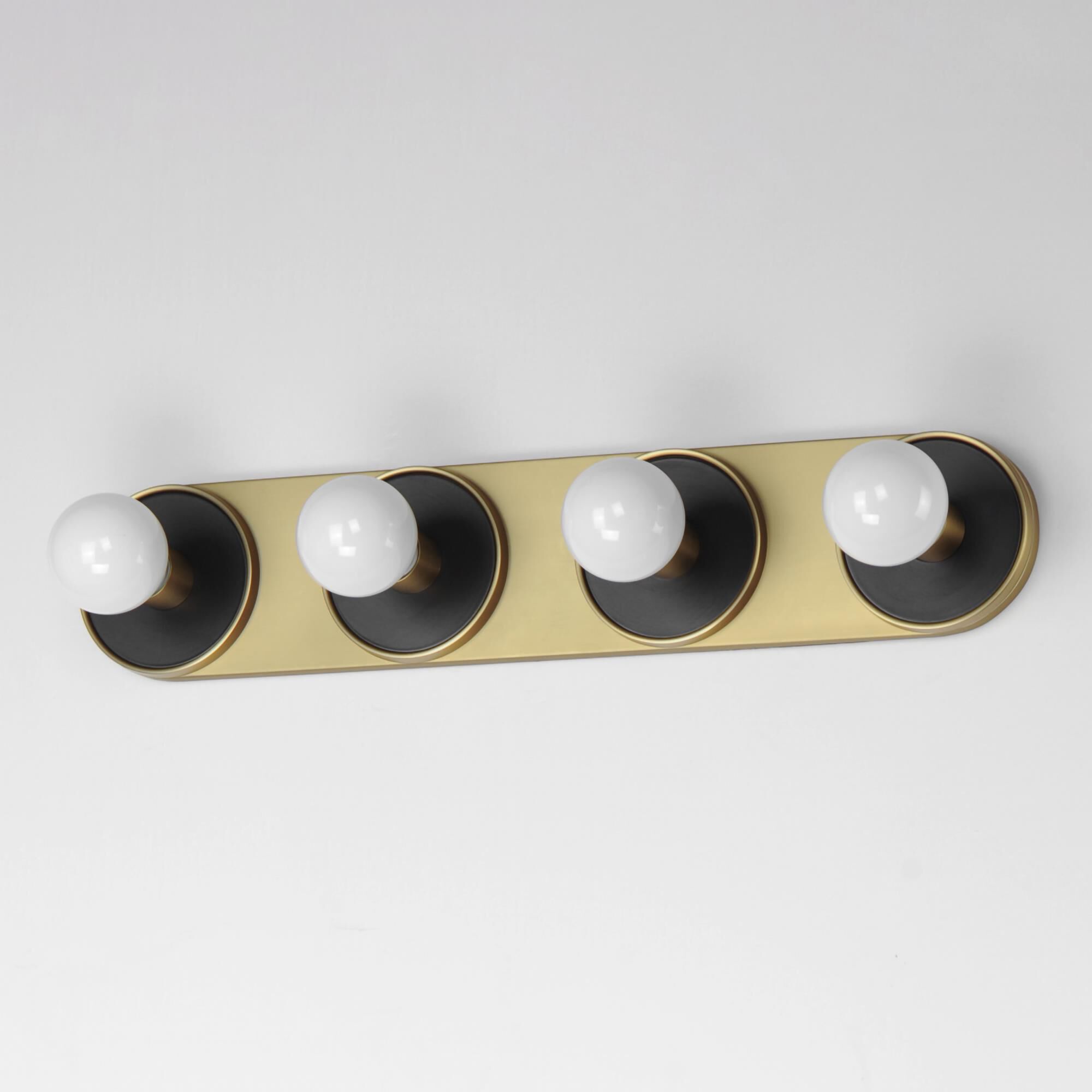 Shown in Black / Natural Aged Brass finish