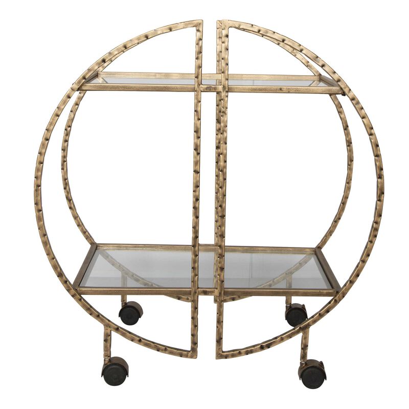 Zelina Bar Cart by Uttermost