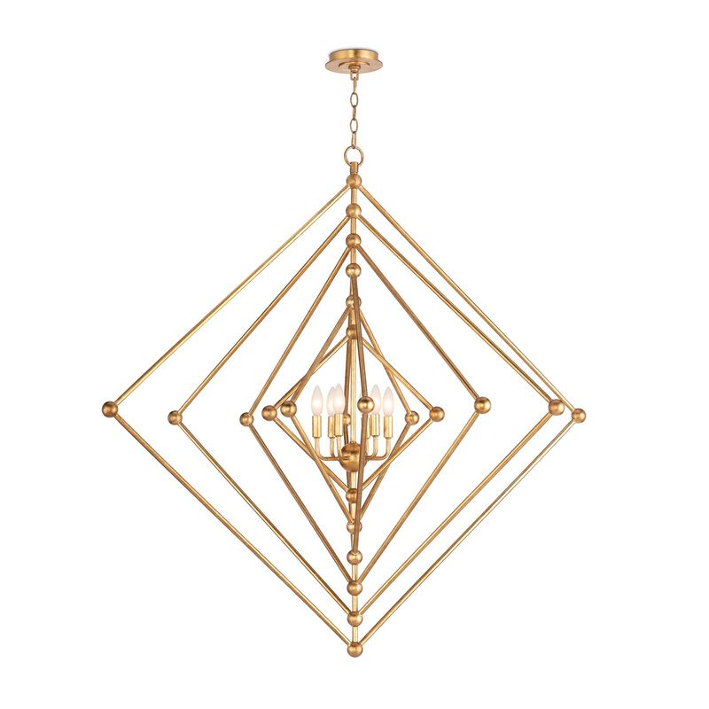 Southern Living Selena 46 Inch 6 Light Chandelier by Regina Andrew