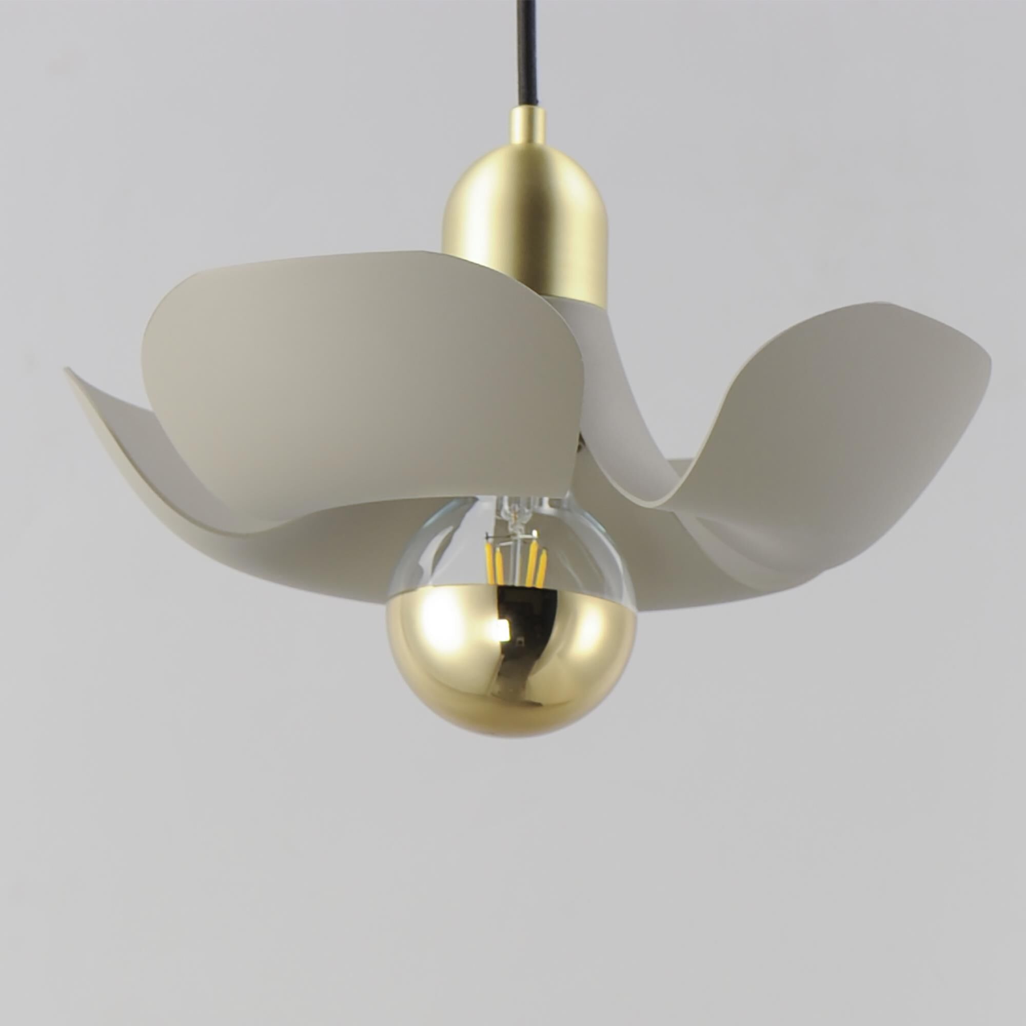 Shown in Silver Gold / Satin Brass finish