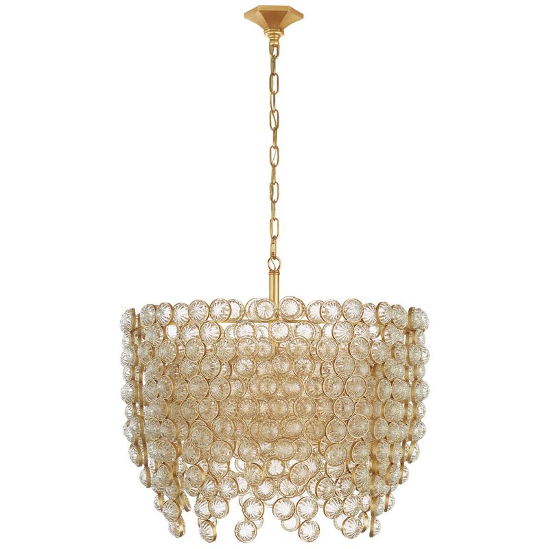 Julie Neill Milazzo 28 Inch 8 Light Chandelier by Visual Comfort Signature Collection