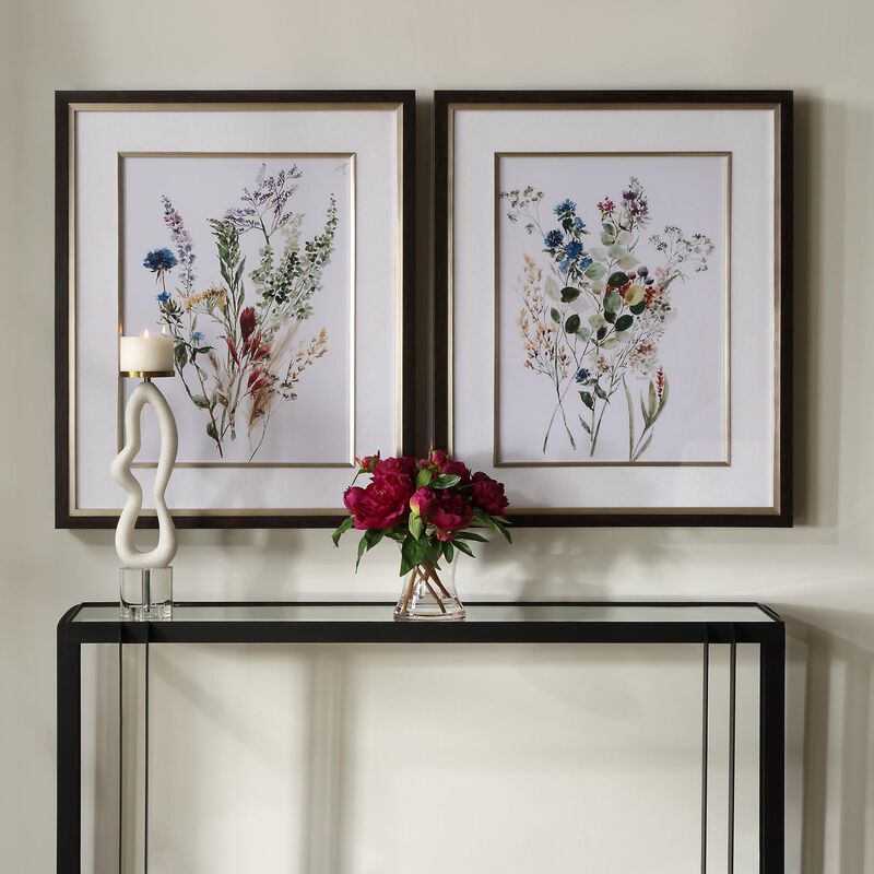 Grace Feyock Delicate Flowers Alternative Wall Art by Uttermost