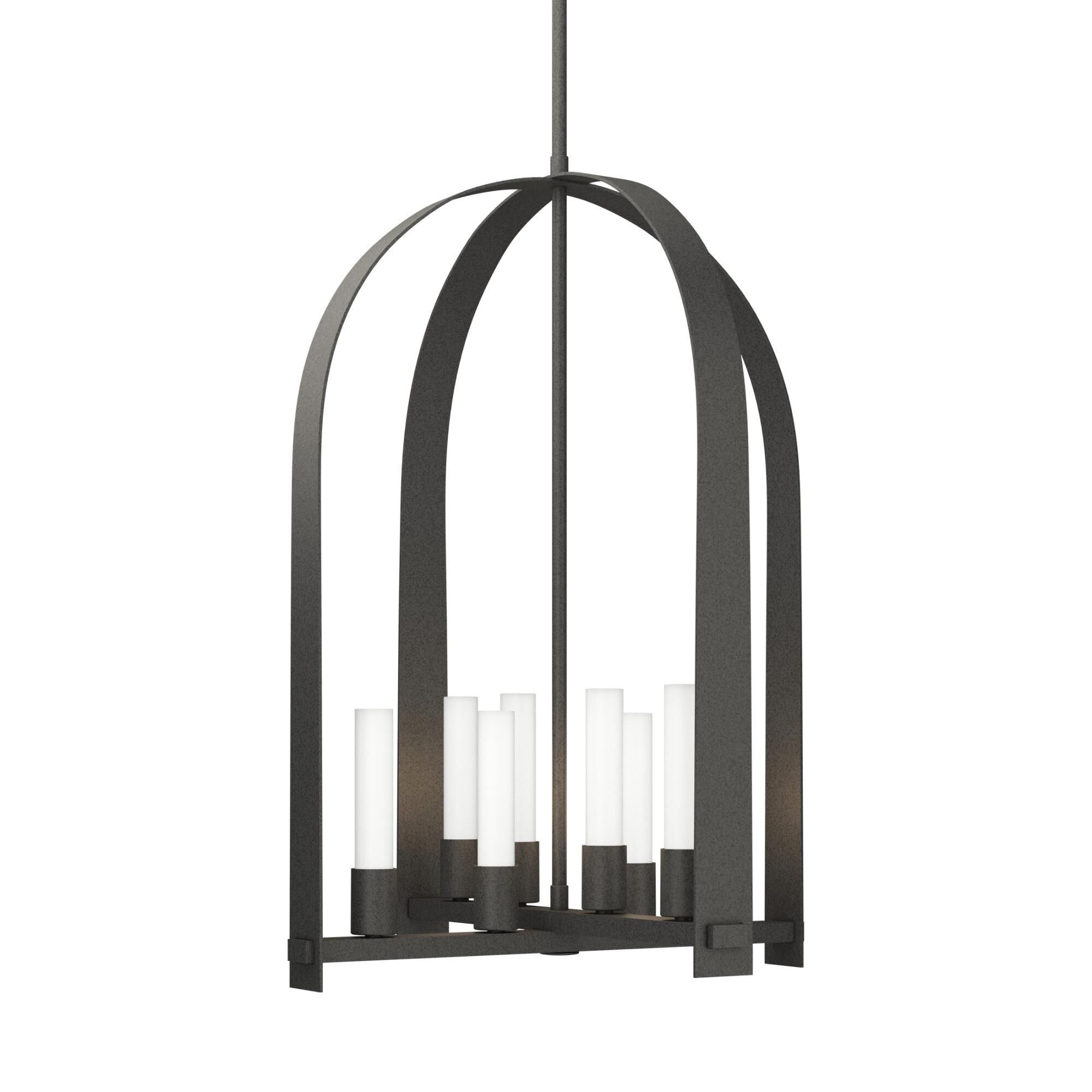 Shown in Natural Iron finish and Frosted glass and Frosted Glass shade