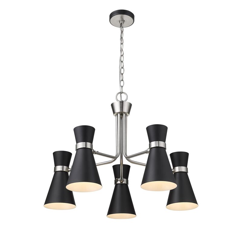 Soriano 27 Inch 5 Light Chandelier by Z-Lite