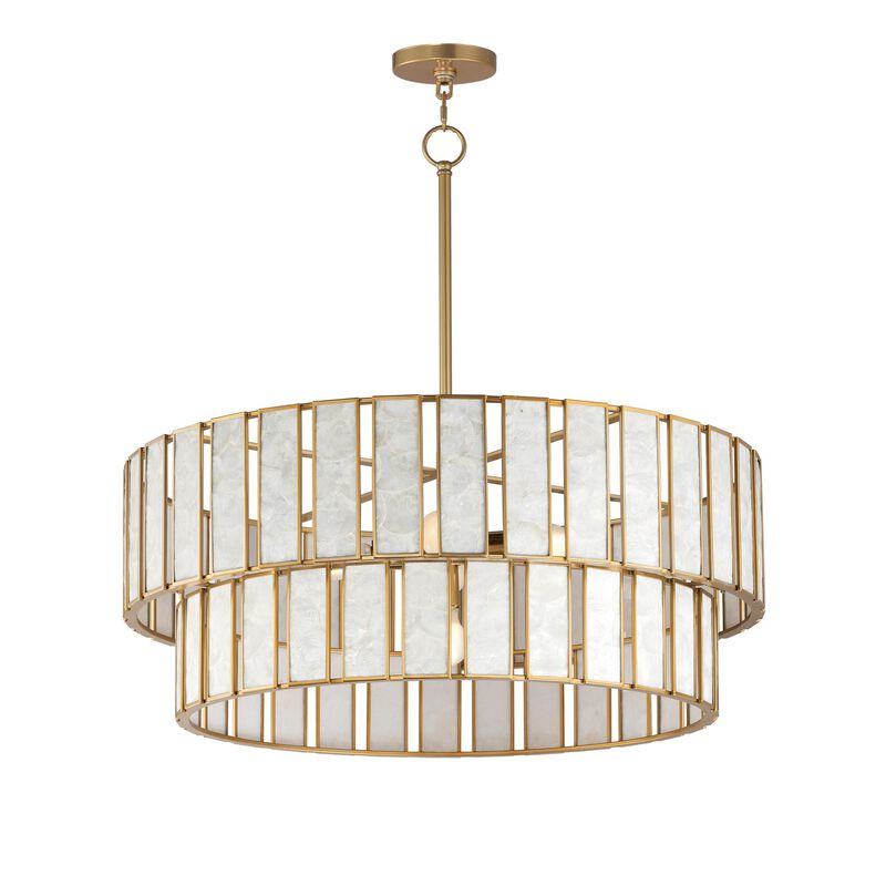 Miramar 32 Inch 6 Light Chandelier by Maxim Lighting