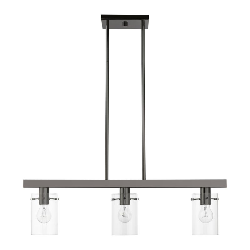 Munich 30 Inch 3 Light Linear Suspension Light by Livex Lighting