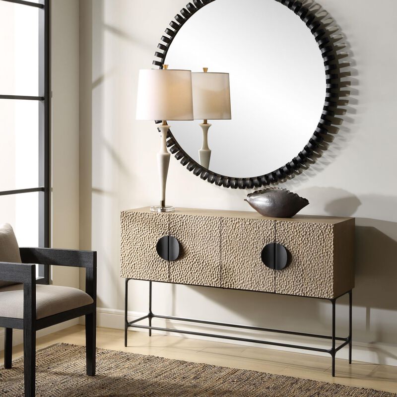 Jim Parsons Lunar Storage Cabinet by Uttermost