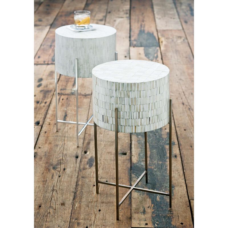 Bone Drum Accent Table by Regina Andrew