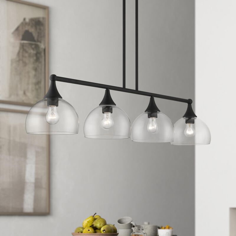 Glendon 45 Inch 4 Light Linear Suspension Light by Livex Lighting