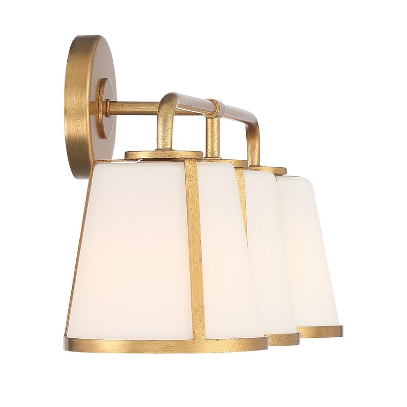 Fulton 3 Light Bath Vanity Light by Crystorama