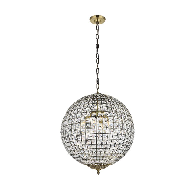 Earlene 20 Inch Large Pendant by Elegant Lighting