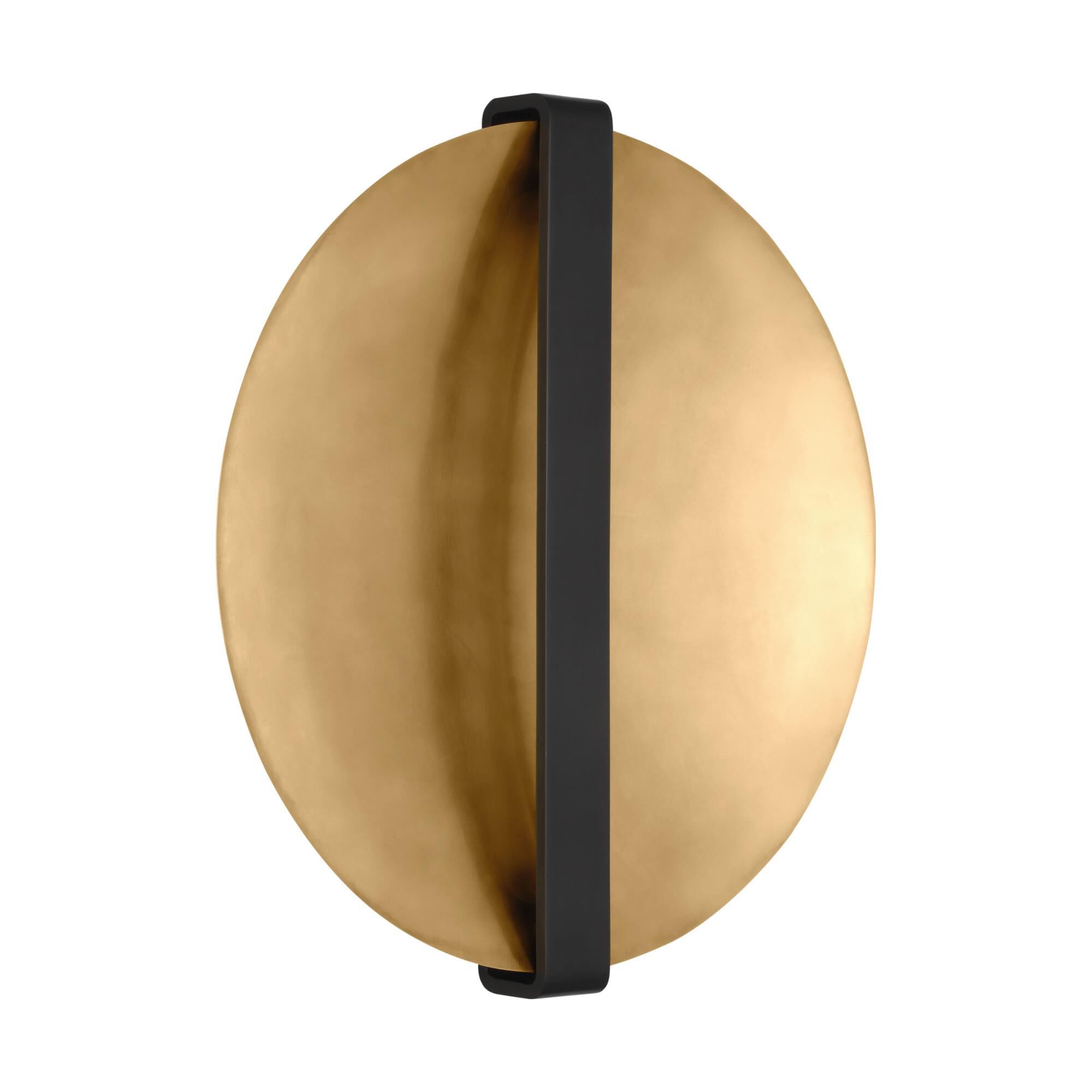 Shown in Dark Bronze/Natural Brass finish and Brass shade