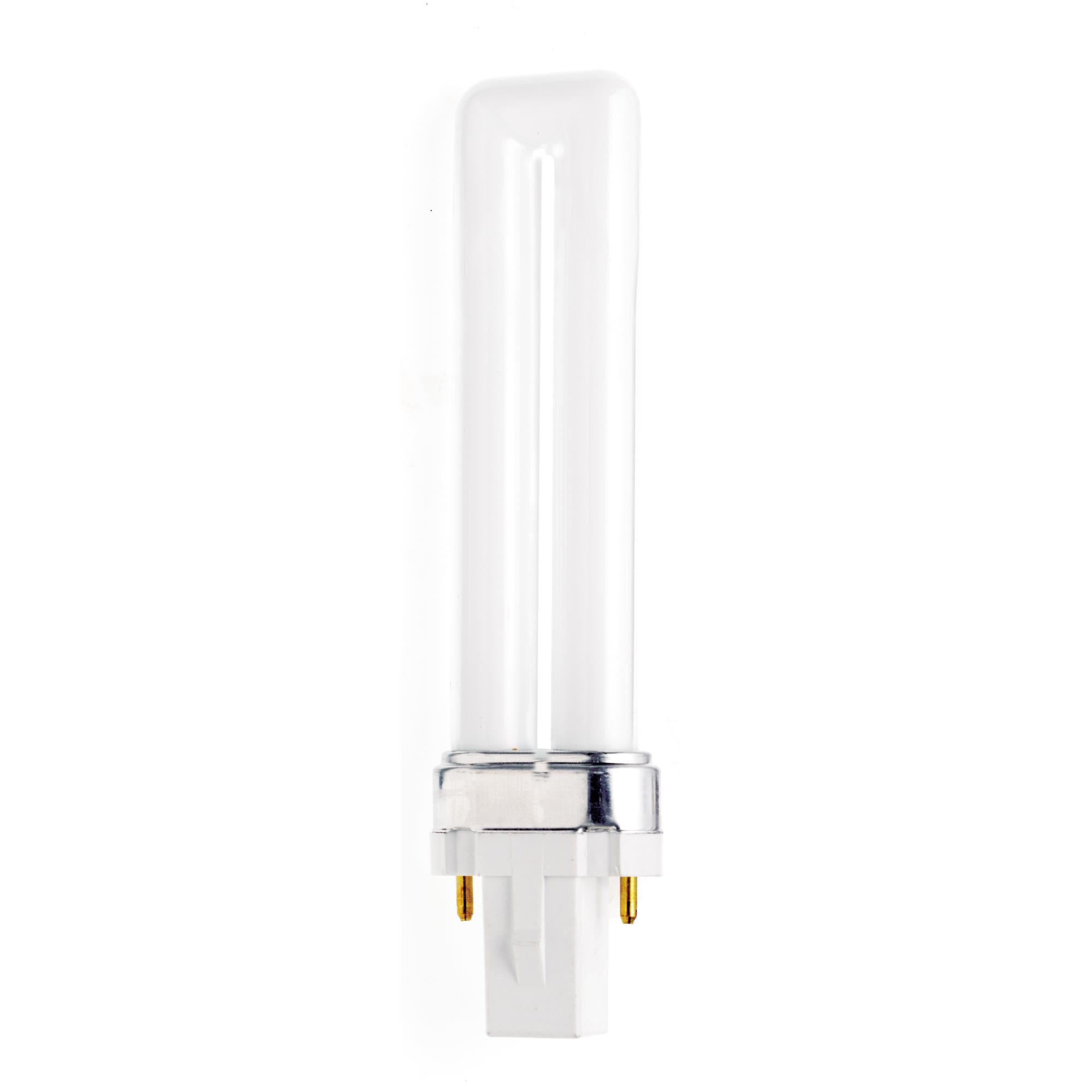 7 Watt 2700K T4 Compact Fluorescent Light Bulb,