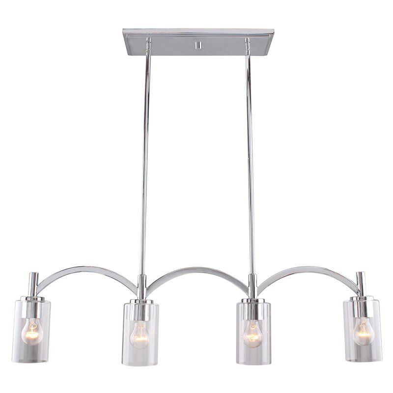 Eglo Devora 36 Inch 4 Light Linear Suspension Light by Eglo Lighting