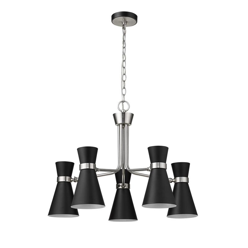 Soriano 27 Inch 5 Light Chandelier by Z-Lite