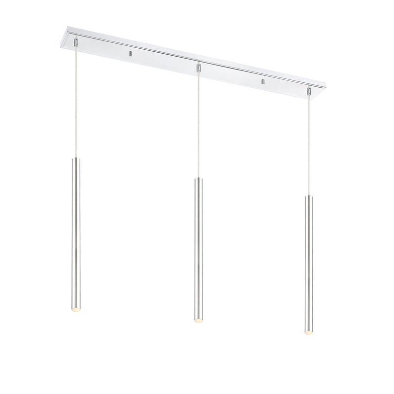 Forest 46 Inch 3 Light LED Linear Suspension Light by Z-Lite