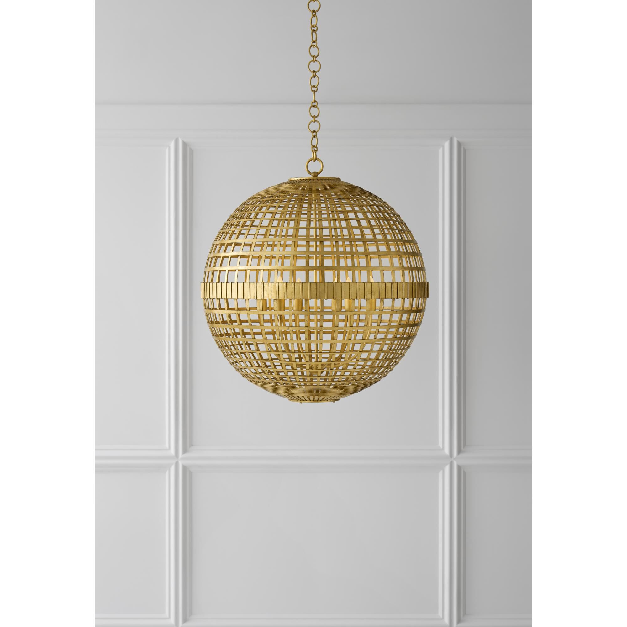 AERIN Mill 30 Inch Cage Pendant by Visual Comfort Signature Collection - Clearance