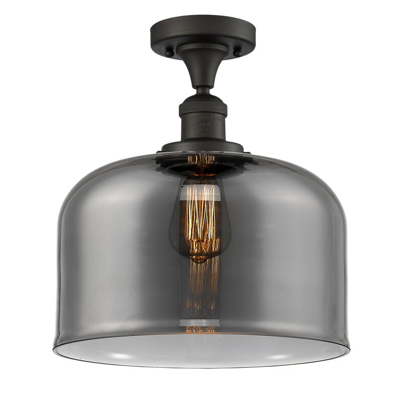 Bruno Marashlian Bell 12 Inch 1 Light Semi Flush Mount by Innovations Lighting