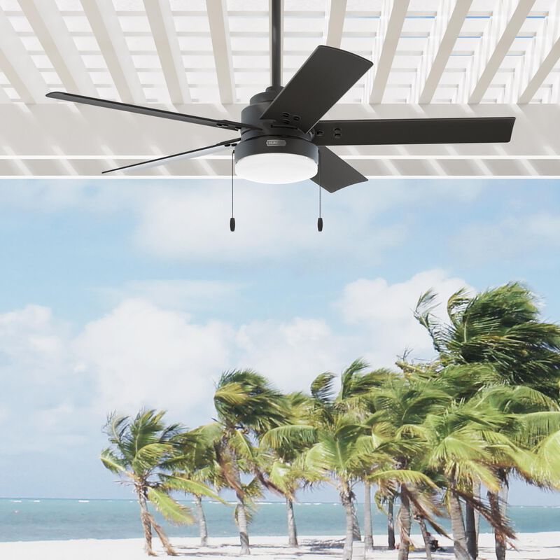 Sea Point 52 Inch Ceiling Fan with Light Kit by Hunter Fan