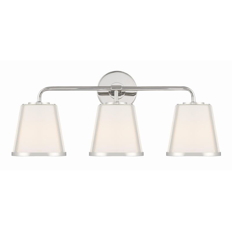 Fulton 3 Light Bath Vanity Light by Crystorama