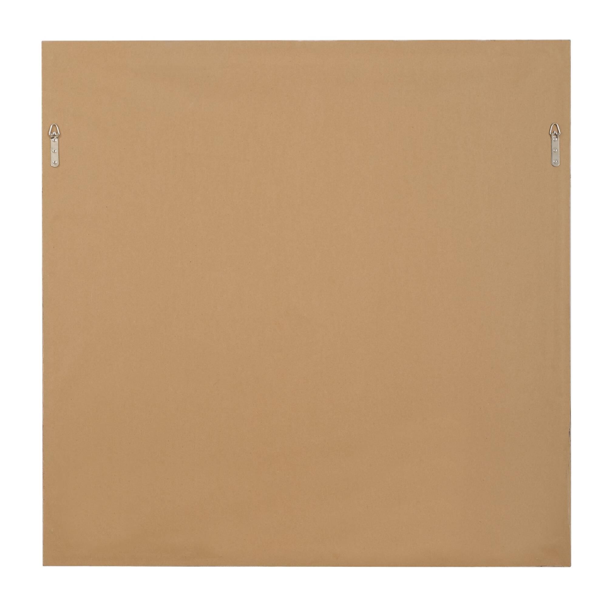 Shown in Warm Gray Wood Grain Frame With White Linen Liner finish