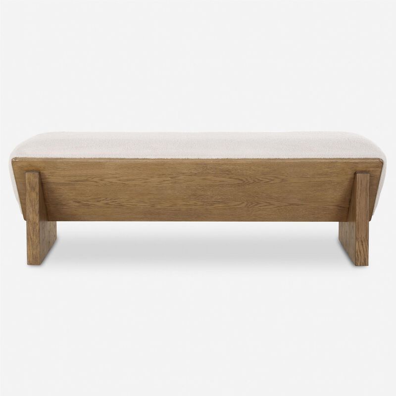 Wedged Bench by Uttermost