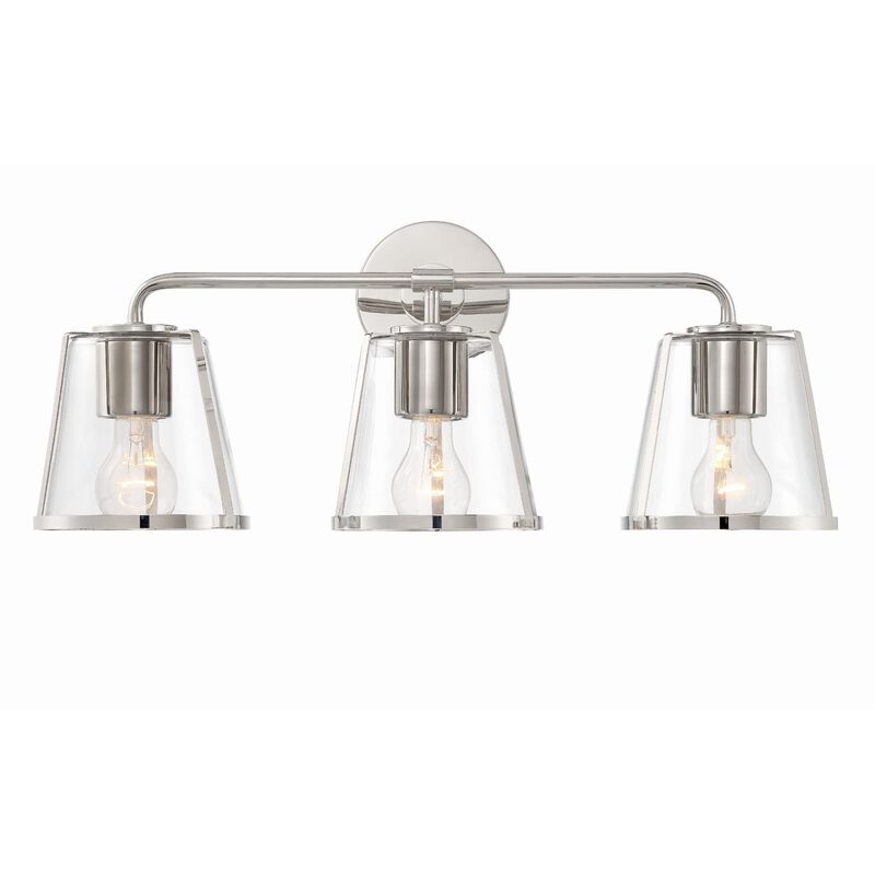 Fulton 3 Light Bath Vanity Light by Crystorama