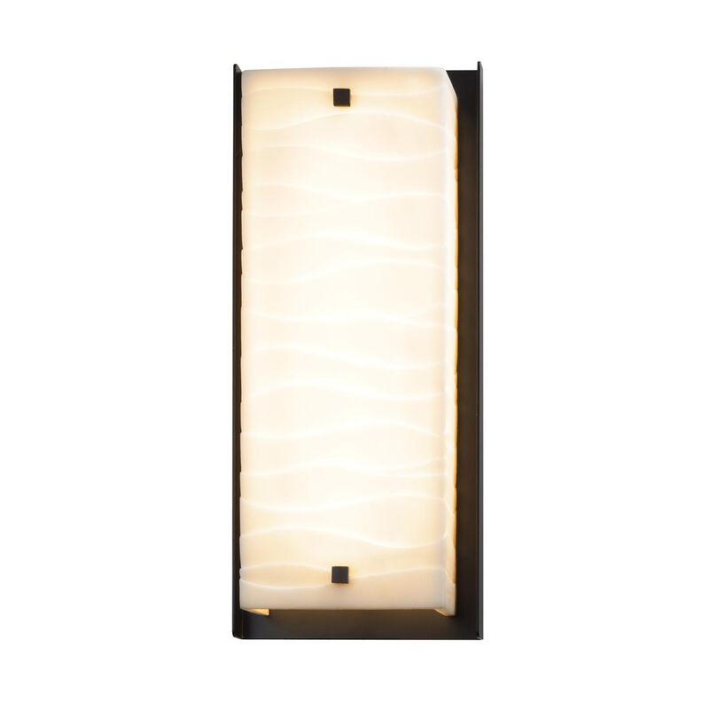 Porcelina 24 Inch Tall 2 Light LED Outdoor Wall Light by Justice Design Group