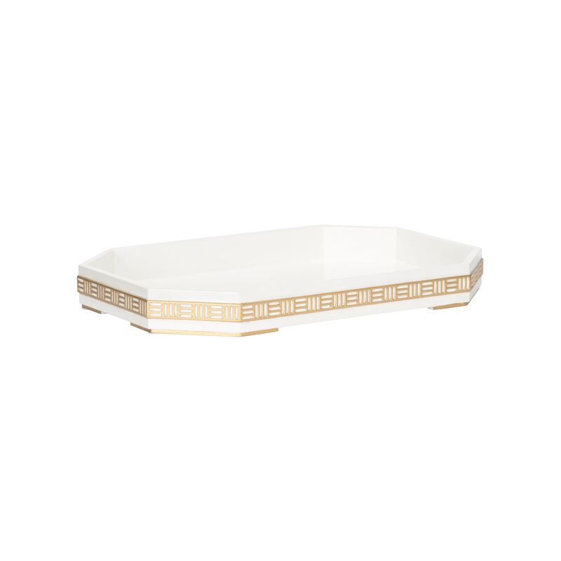 Elizabeth Wicker Ambrose Tray by Chelsea House