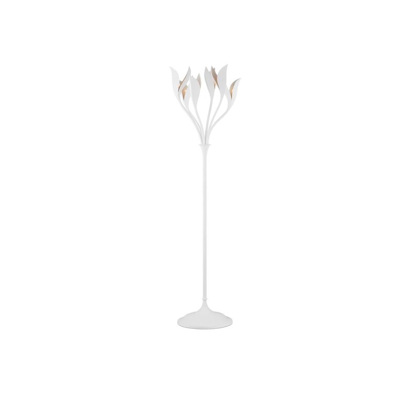 Snowflower Floor Lamp by Currey and Company