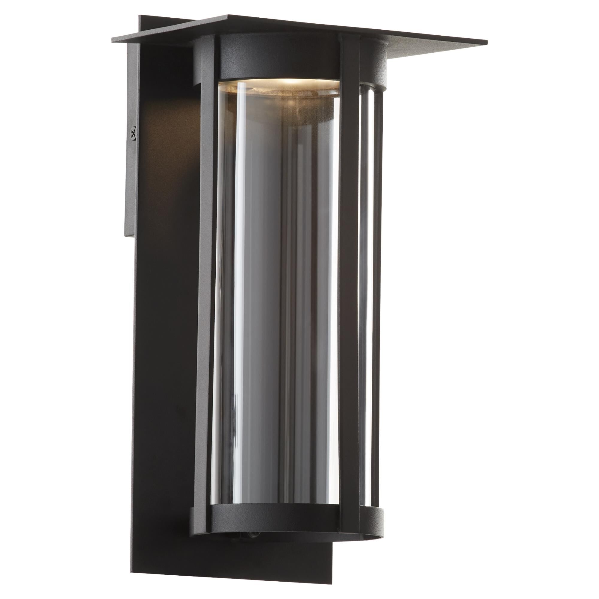 Shown in Textured Black finish and Clear glass