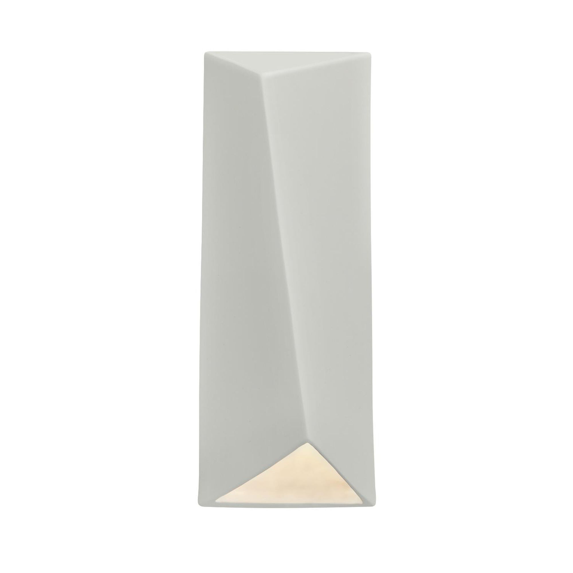 Shown in Matte White finish and Shape - Diagonal accent