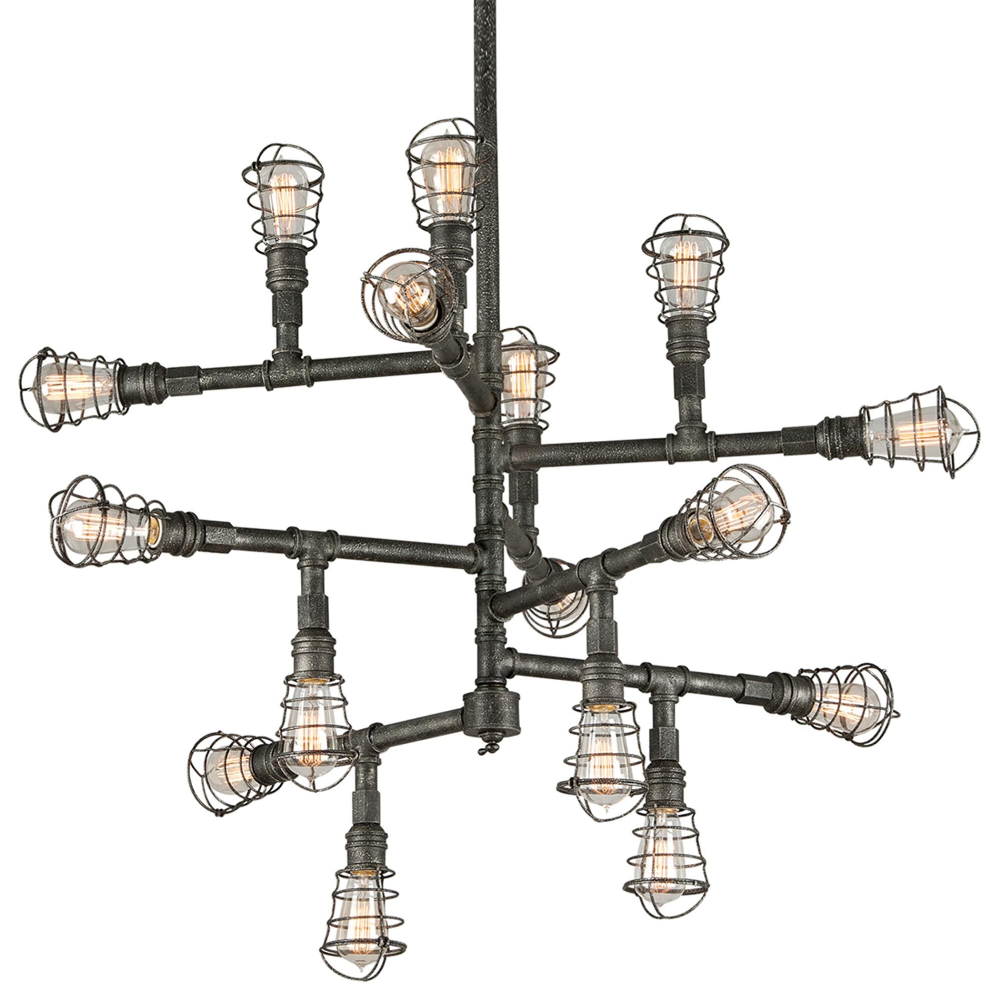 Conduit 42 Inch Chandelier,