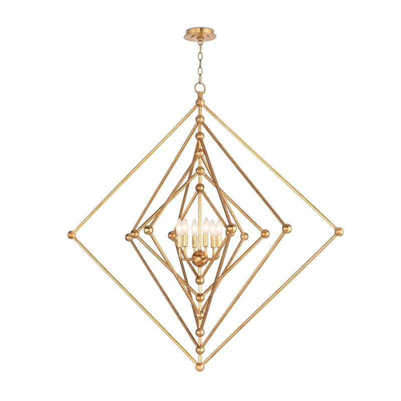 Southern Living Selena 46 Inch 6 Light Chandelier by Regina Andrew