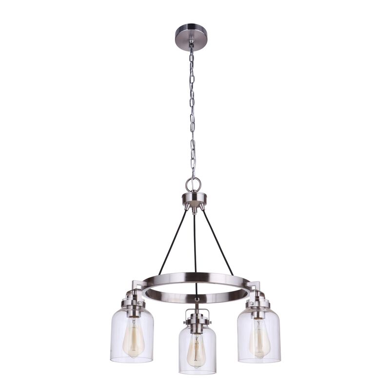 Foxwood 21 Inch 3 Light Mini Chandelier by Craftmade