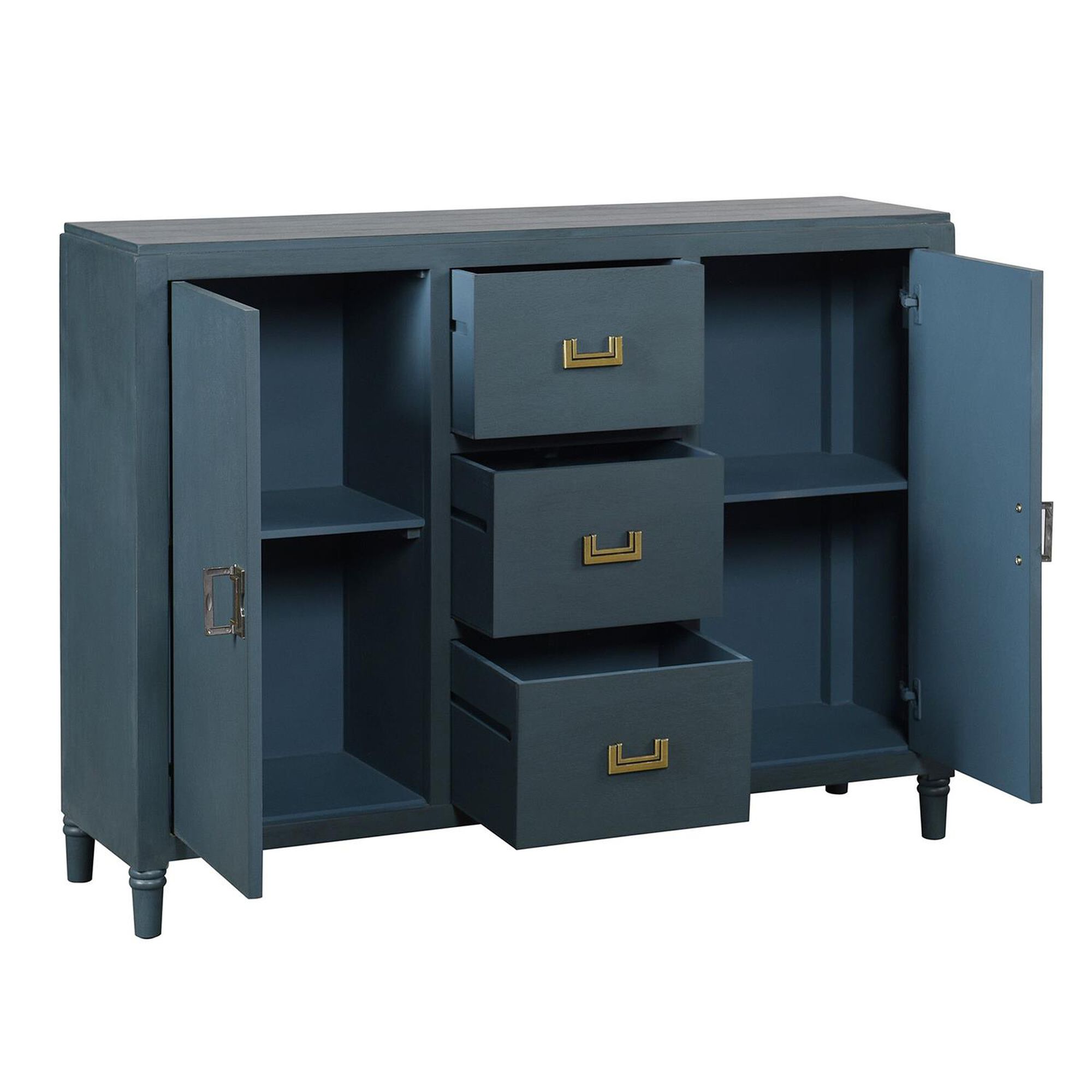 Shown in Antique Navy, Antique Navy Blue, Antique Gold finish