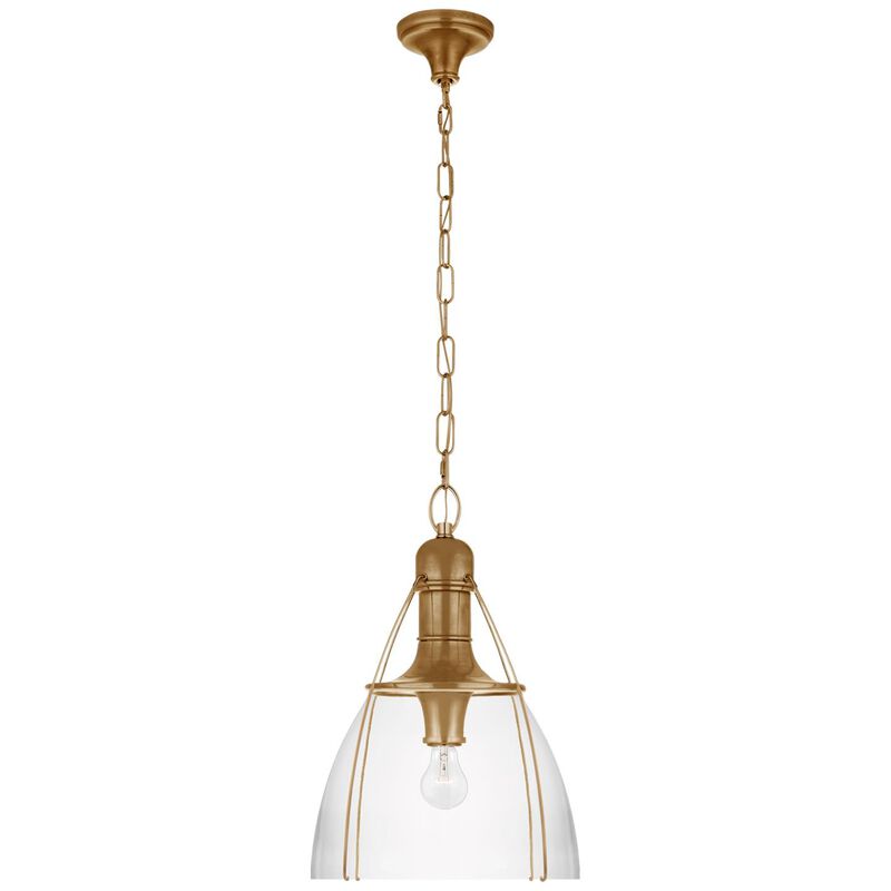 Visual Comfort Signature Collection Chapman & Myers Prestwick 18 Inch Large Pendant