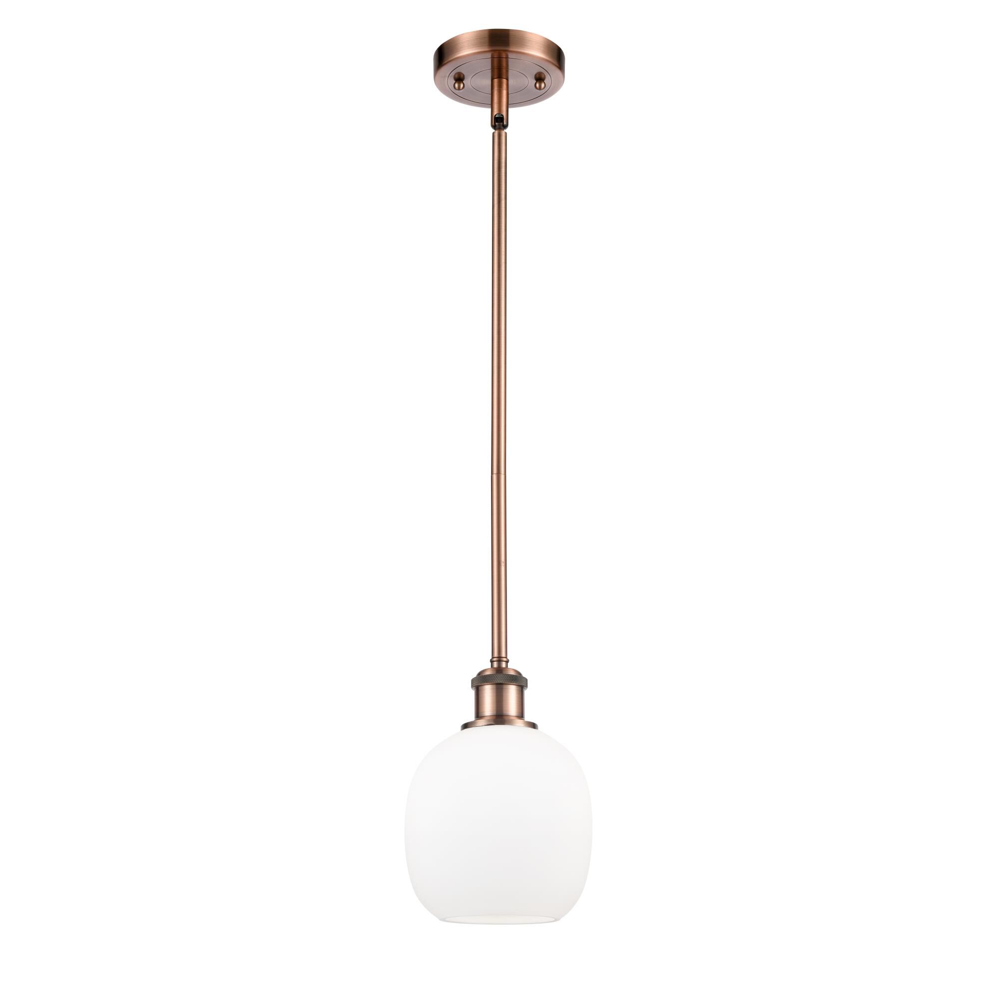 Shown in Antique Copper finish and Sphere glass and Glass shade