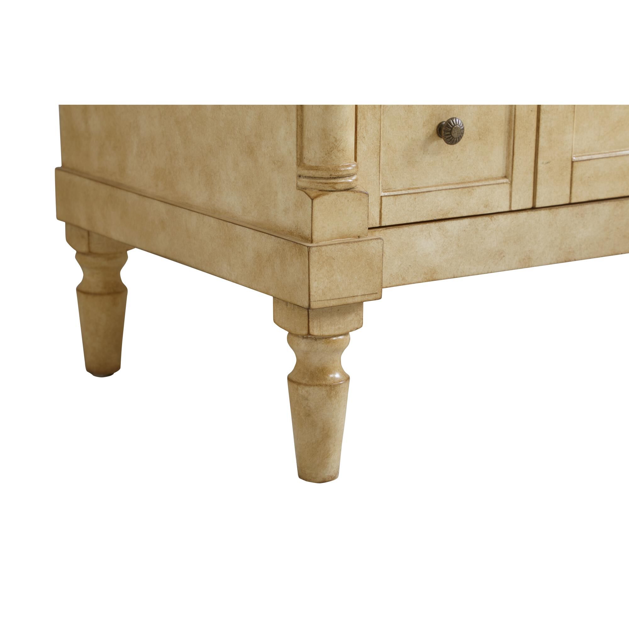 Shown in Antique Beige finish