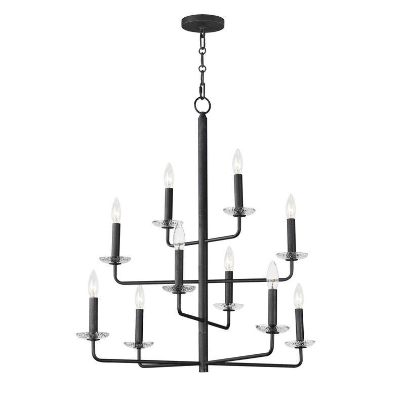 Madeira 30 Inch 10 Light Chandelier by Maxim Lighting