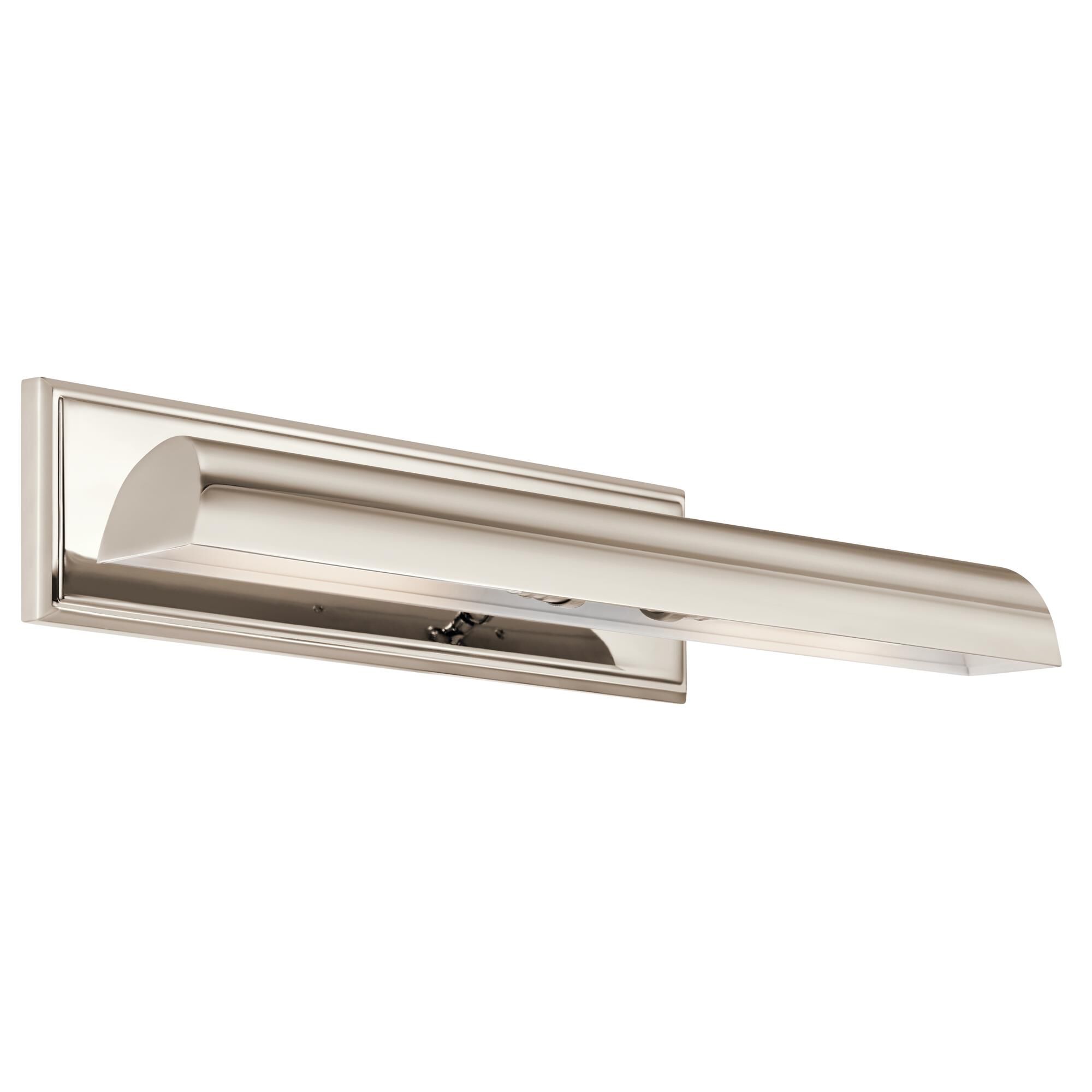 Shown in Polished Nickel finish and Metal,Cylinder,Smooth shade