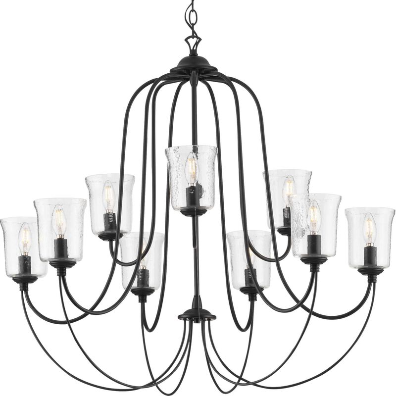 Bowman 37 Inch 9 Light Chandelier by Progress Lighting