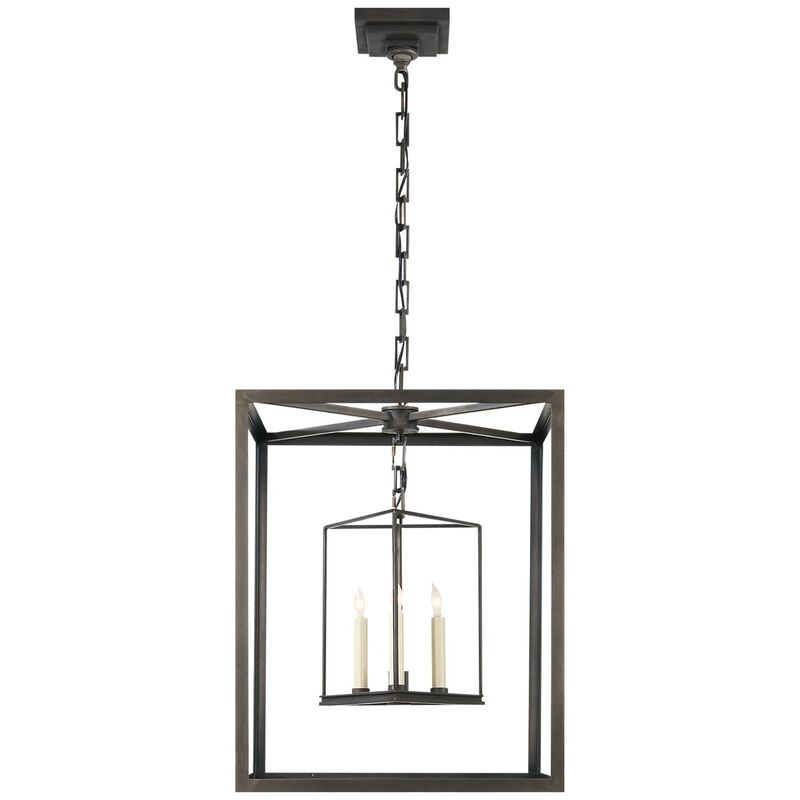 Chapman & Myers Osborne 18 Inch Cage Pendant by Visual Comfort Signature Collection