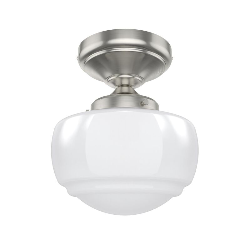 Saddle Creek 6 Inch 1 Light Semi Flush Mount by Hunter Fan