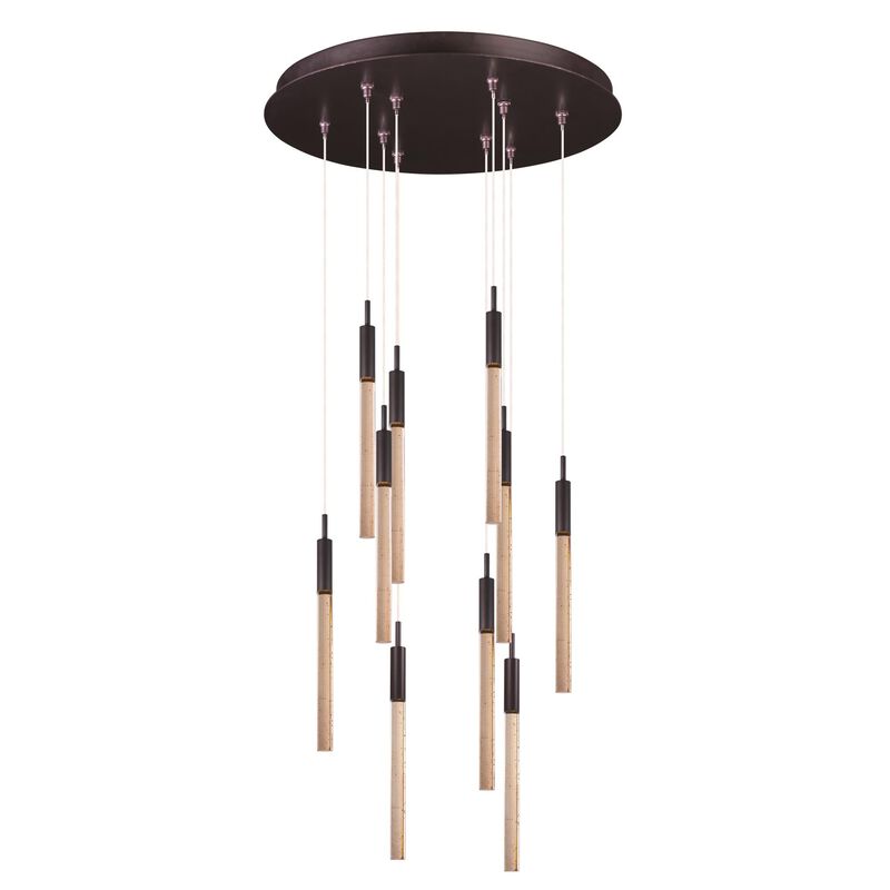 Scepter 15 Inch 10 Light LED Multi Light Pendant by ET2 Lighting