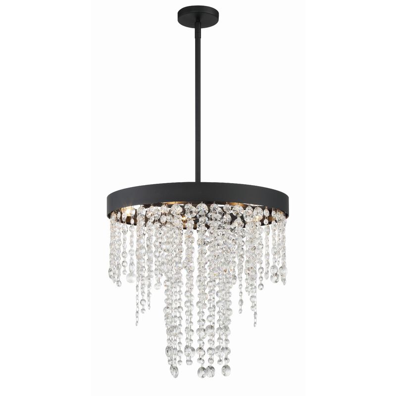 Winham 20 Inch 5 Light Mini Chandelier by Crystorama